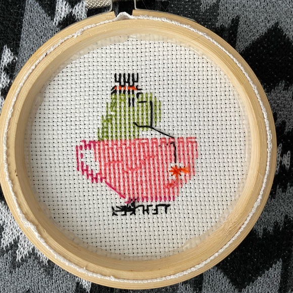 ☕️Tea-Rex cross stitch - Picture 2 of 2
